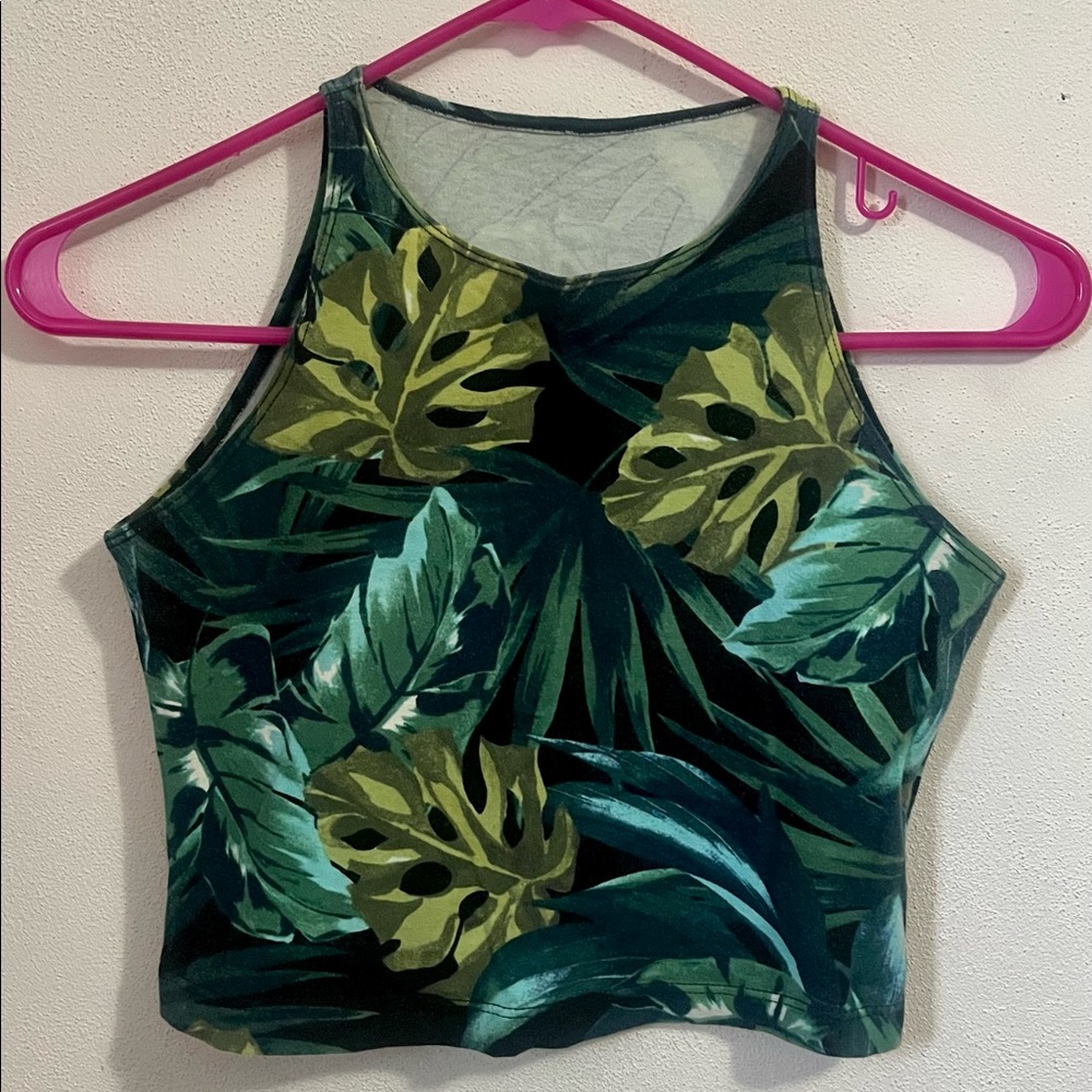 American Apparel Tropical cropped tank